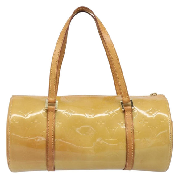 LOUIS VUITTON Monogram Vernis Bedford Hand Bag Beige M91006 LV Auth am12929V