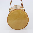 LOUIS VUITTON Monogram Vernis Bedford Hand Bag Beige M91006 LV Auth am12929V-4