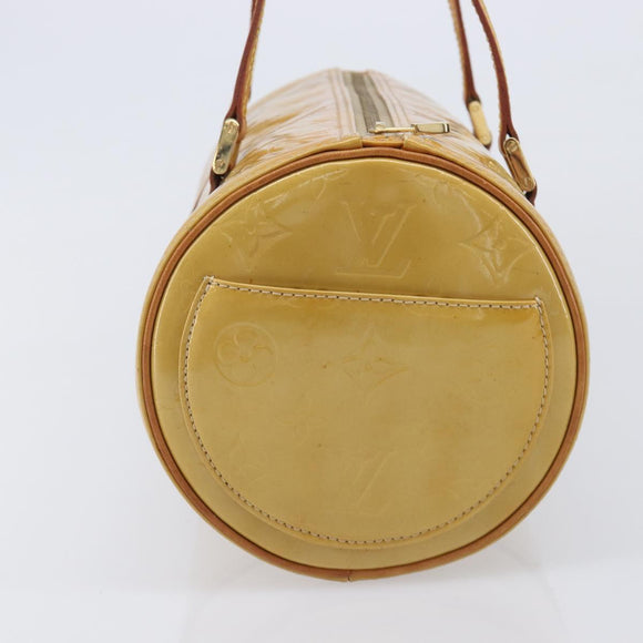 LOUIS VUITTON Monogram Vernis Bedford Hand Bag Beige M91006 LV Auth am12929V
