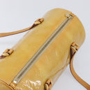 LOUIS VUITTON Monogram Vernis Bedford Hand Bag Beige M91006 LV Auth am12929V-6