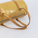 LOUIS VUITTON Monogram Vernis Bedford Hand Bag Beige M91006 LV Auth am12929V-7
