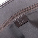 GUCCI GG Canvas Hand Bag Gold Brown 257249 Auth am12939V-15