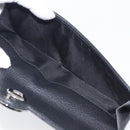 GUCCI GG Canvas Long Wallet Nylon Black Silver 231835 Auth am12944V-14