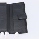 GUCCI GG Canvas Long Wallet Nylon Black Silver 231835 Auth am12944V-18