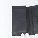 GUCCI GG Canvas Long Wallet Nylon Black Silver 231835 Auth am12944V-19