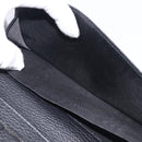 GUCCI GG Canvas Long Wallet Nylon Black Silver 231835 Auth am12944V-22