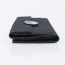 GUCCI GG Canvas Long Wallet Nylon Black Silver 231835 Auth am12944V-5