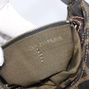 FENDI Zucca Canvas Mamma Baguette Shoulder Bag Brown Black Auth am12948V-23