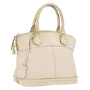 LOUIS VUITTON Suhari Rock It PM Hand Bag White M91887 LV Auth am12951-1