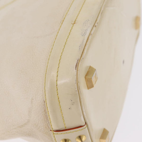 LOUIS VUITTON Suhari Rock It PM Hand Bag White M91887 LV Auth am12951