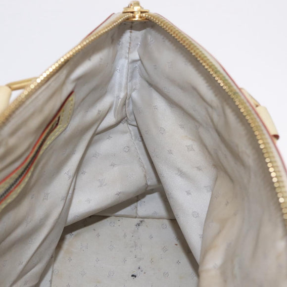 LOUIS VUITTON Suhari Rock It PM Hand Bag White M91887 LV Auth am12951