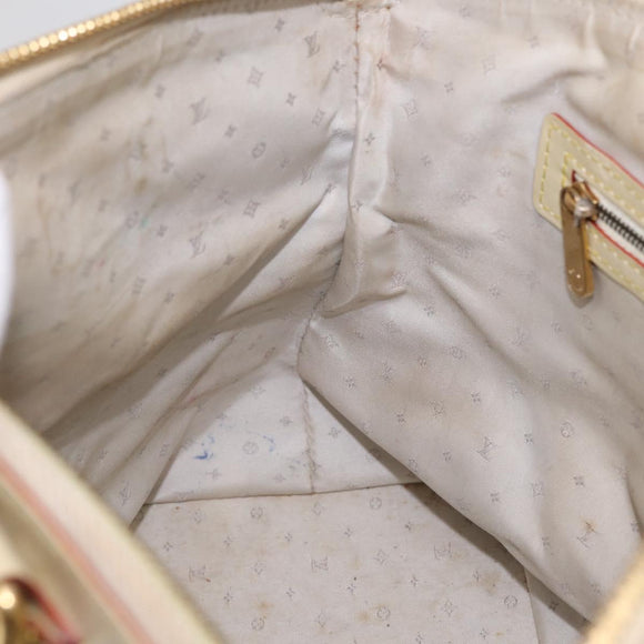 LOUIS VUITTON Suhari Rock It PM Hand Bag White M91887 LV Auth am12951