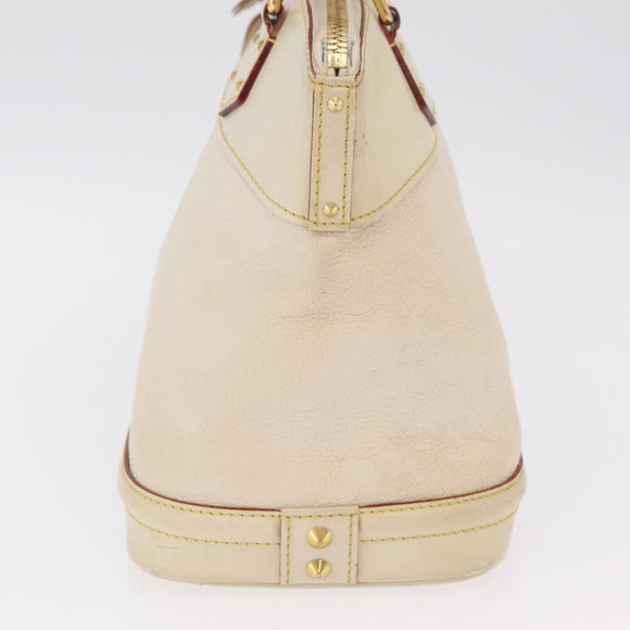 LOUIS VUITTON Suhari Rock It PM Hand Bag White M91887 LV Auth am12951