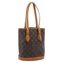 LOUIS VUITTON Monogram Bucket PM Shoulder Bag M42238 LV Auth am12952-1
