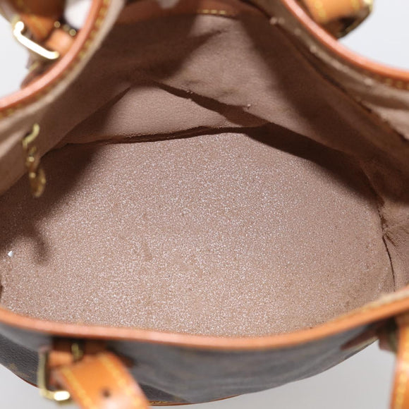 LOUIS VUITTON Monogram Bucket PM Shoulder Bag M42238 LV Auth am12952