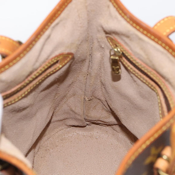 LOUIS VUITTON Monogram Bucket PM Shoulder Bag M42238 LV Auth am12952