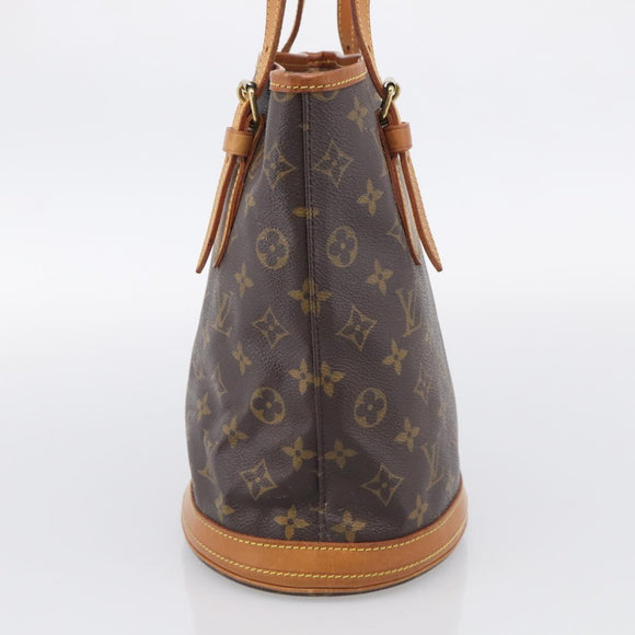 LOUIS VUITTON Monogram Bucket PM Shoulder Bag M42238 LV Auth am12952