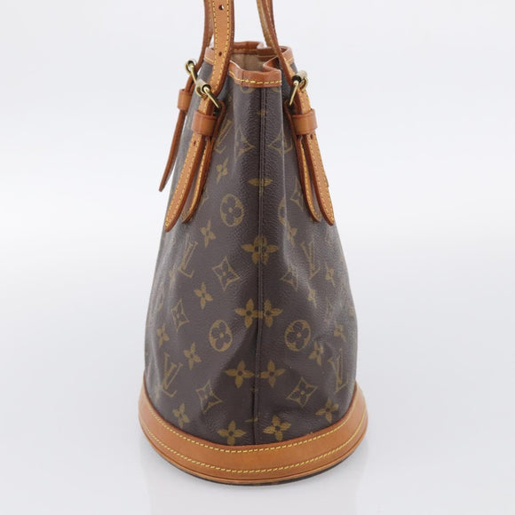 LOUIS VUITTON Monogram Bucket PM Shoulder Bag M42238 LV Auth am12952