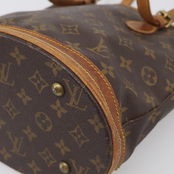 LOUIS VUITTON Monogram Bucket PM Shoulder Bag M42238 LV Auth am12953