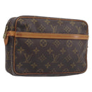 LOUIS VUITTON Monogram Compiegne 23 Clutch Bag M51847 LV Auth am12954A-1