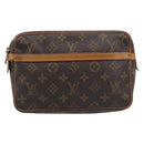 LOUIS VUITTON Monogram Compiegne 23 Clutch Bag M51847 LV Auth am12954A-13