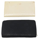 LOUIS VUITTON Vernis Epi Wallet Leather Patent leather 4 Set LV Auth am12955-3