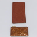 LOUIS VUITTON Vernis Epi Wallet Leather Patent leather 4 Set LV Auth am12955-8