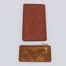 LOUIS VUITTON Vernis Epi Wallet Leather Patent leather 4 Set LV Auth am12955-9