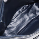 CELINE C Sulky Shoulder Bag Canvas Navy Gold Auth am12958-19