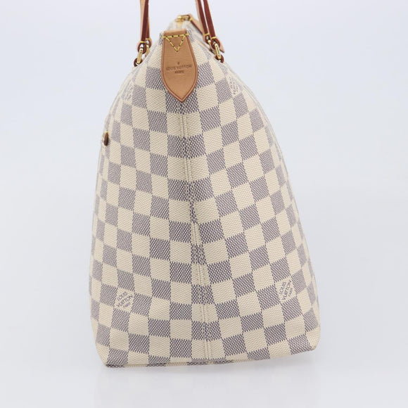 LOUIS VUITTON Damier Azur Jena MM Shoulder Bag N44040 LV Auth am12959V