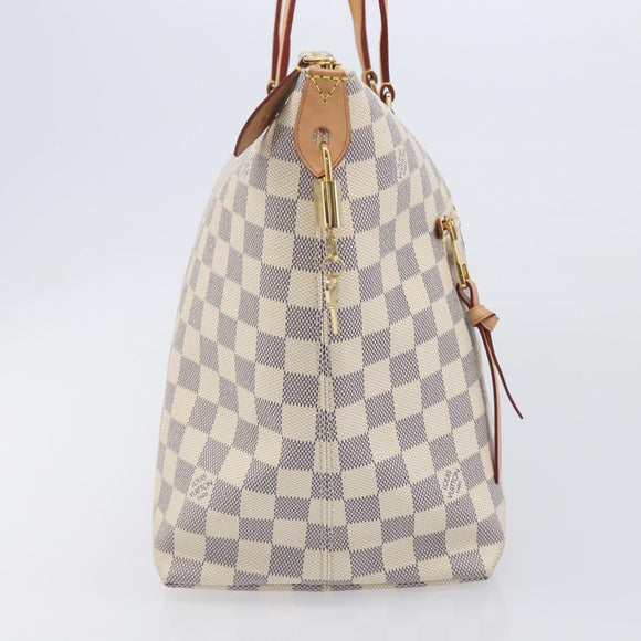 LOUIS VUITTON Damier Azur Jena MM Shoulder Bag N44040 LV Auth am12959V