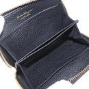 Salvatore Ferragamo Gancini Coin Purse Taurillon Leather Black Auth am12960V-14
