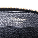 Salvatore Ferragamo Gancini Coin Purse Taurillon Leather Black Auth am12960V-15