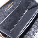 Salvatore Ferragamo Gancini Coin Purse Taurillon Leather Black Auth am12960V-17