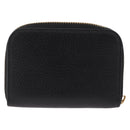 Salvatore Ferragamo Gancini Coin Purse Taurillon Leather Black Auth am12960V-3