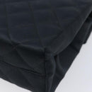 CHANEL Matelasse Decacoco Chain Shoulder Bag Satin Black Gold CC Auth am12961M-13