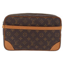 LOUIS VUITTON Monogram Compiegne 28 Clutch Bag M51845 LV Auth am12970A-2
