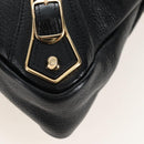 Balenciaga Classic Metallic Edge Town Leather 2way Black 390149 Auth am12980SAM-15