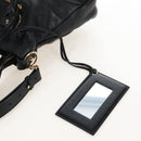Balenciaga Classic Metallic Edge Town Leather 2way Black 390149 Auth am12980SAM-18