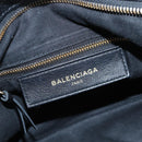Balenciaga Classic Metallic Edge Town Leather 2way Black 390149 Auth am12980SAM-21