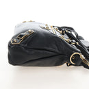 Balenciaga Classic Metallic Edge Town Leather 2way Black 390149 Auth am12980SAM-5