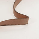 Miu Miu Side Ribbon Tote Bag Leather 2way Beige Gold Auth am12990V-15