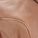 Miu Miu Side Ribbon Tote Bag Leather 2way Beige Gold Auth am12990V-21