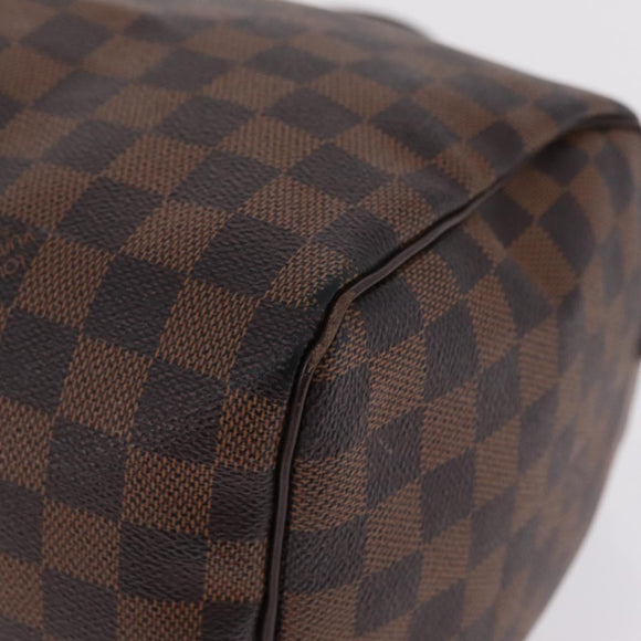 LOUIS VUITTON Damier Ebene Speedy 30 Hand Bag N41364 LV Auth am12994V