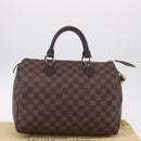 LOUIS VUITTON Damier Ebene Speedy 30 Hand Bag N41364 LV Auth am12994V-12