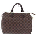 LOUIS VUITTON Damier Ebene Speedy 30 Hand Bag N41364 LV Auth am12994V-13