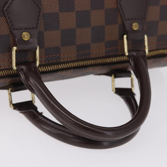LOUIS VUITTON Damier Ebene Speedy 30 Hand Bag N41364 LV Auth am12994V
