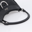 GUCCI GG Canvas Abbey Shoulder Bag Nylon Black Silver 265692 Auth am12998V-7