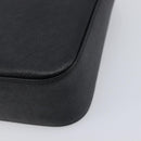 BURBERRY Hand Bag PVC Canvas Black Silver Auth am13007V-12