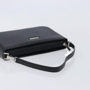 BURBERRY Hand Bag PVC Canvas Black Silver Auth am13007V-7